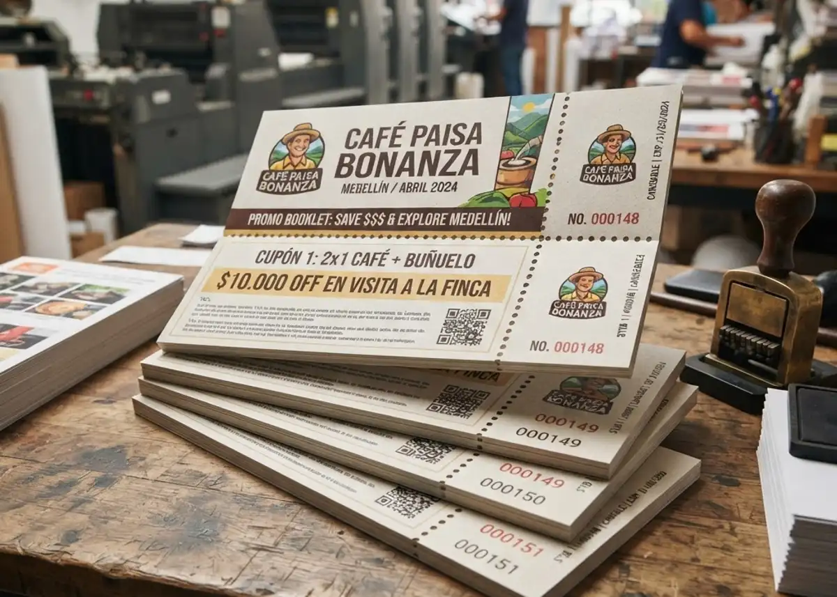 Coupons numbered