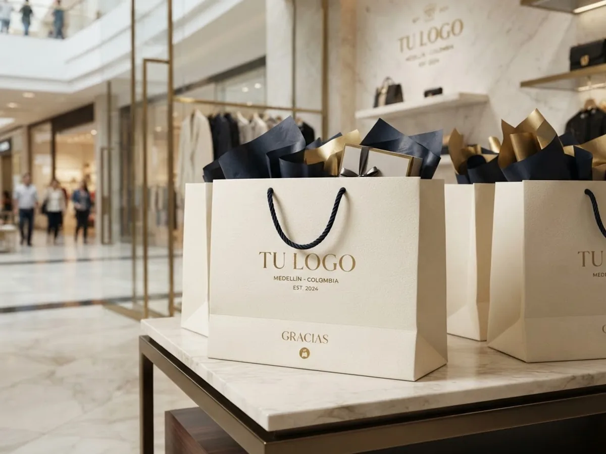 Printed bags premium custom packaging for brands in Medellín
