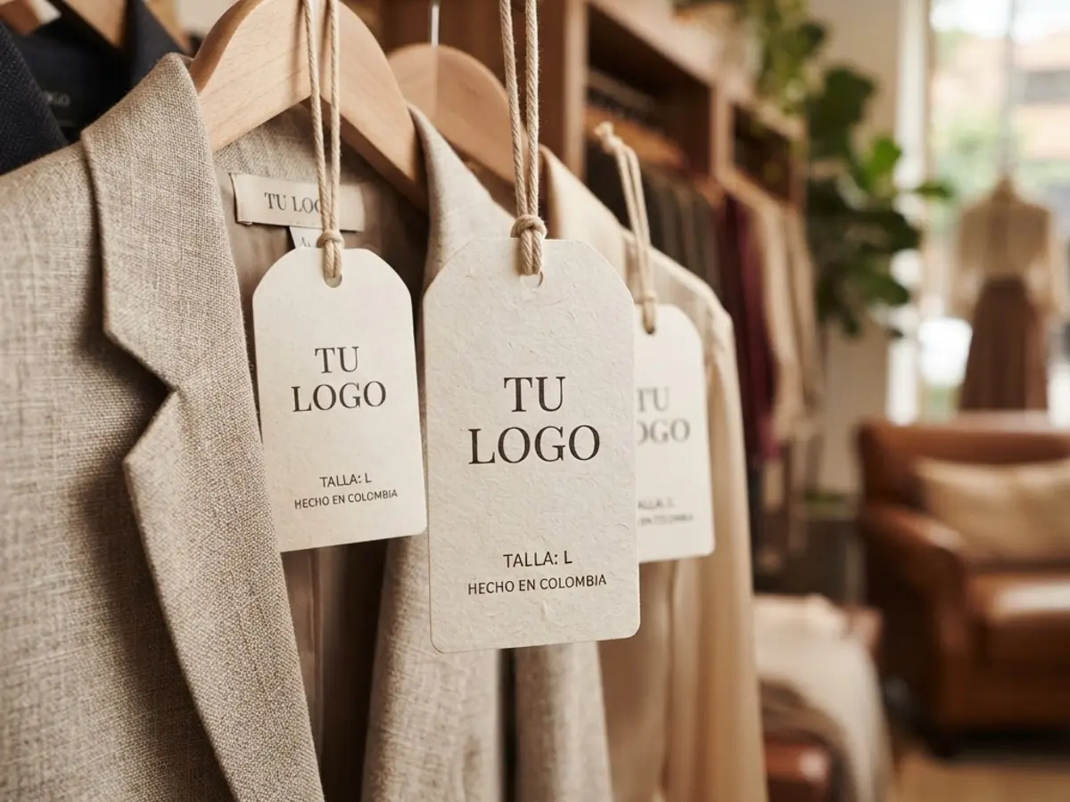 Hang tags premium custom packaging for brands in Medellín