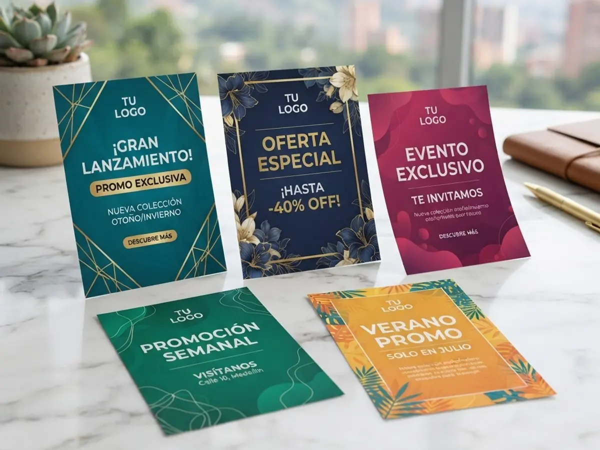 Leaflets — Commercial printing and marketing in Medellín