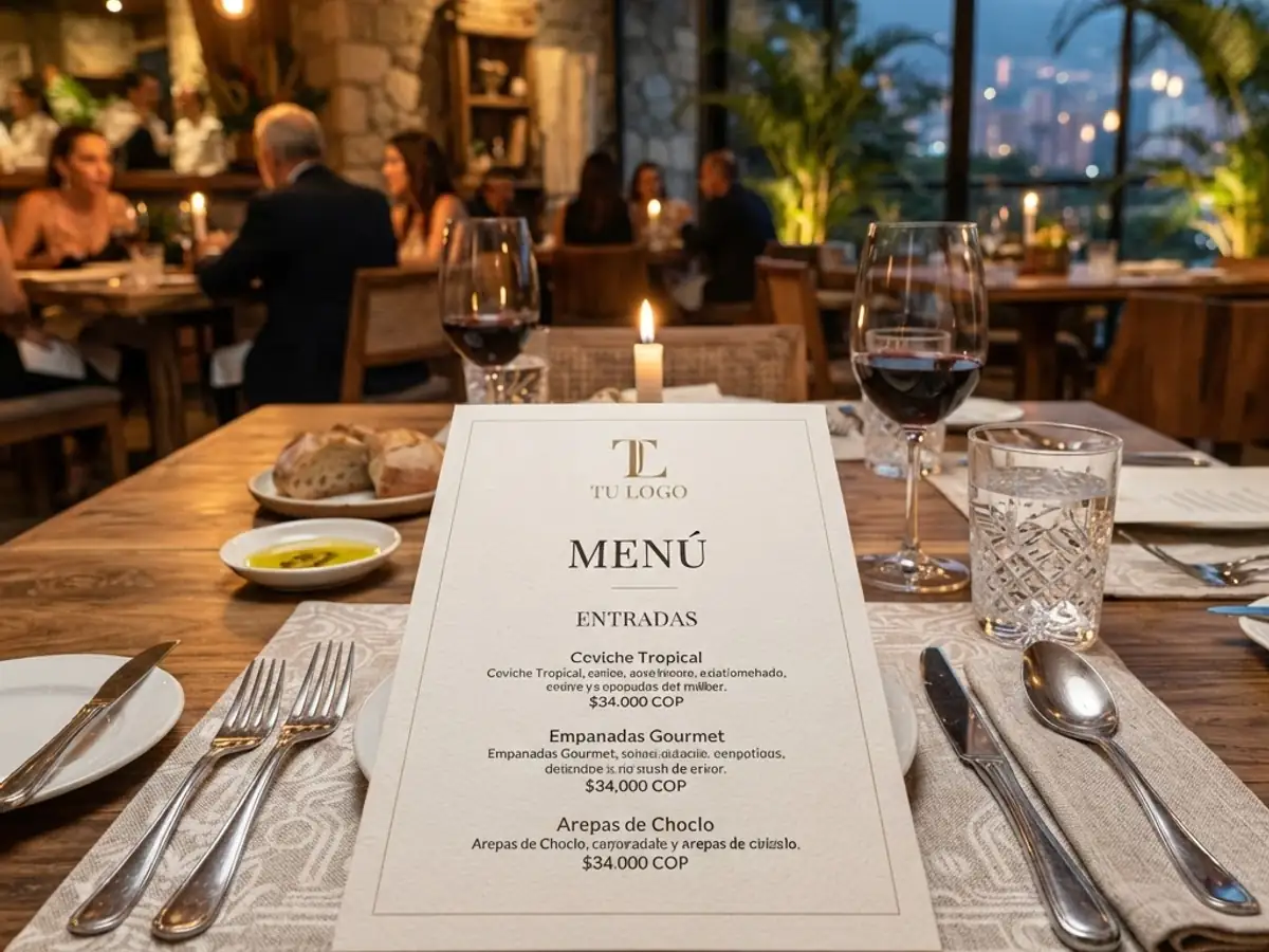 Menus — Commercial printing and marketing in Medellín