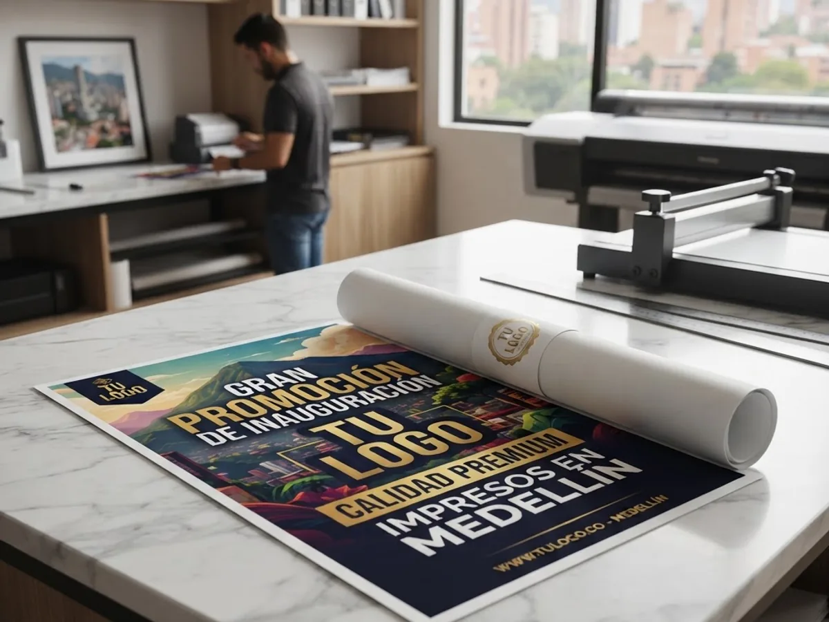 Large posters — Commercial printing and marketing in Medellín