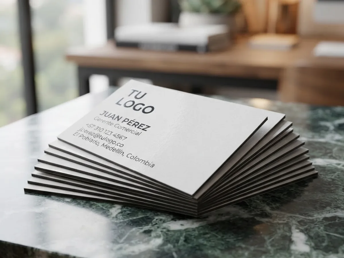 Business cards — Commercial printing and marketing in Medellín