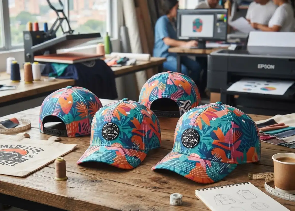 Caps sublimated
