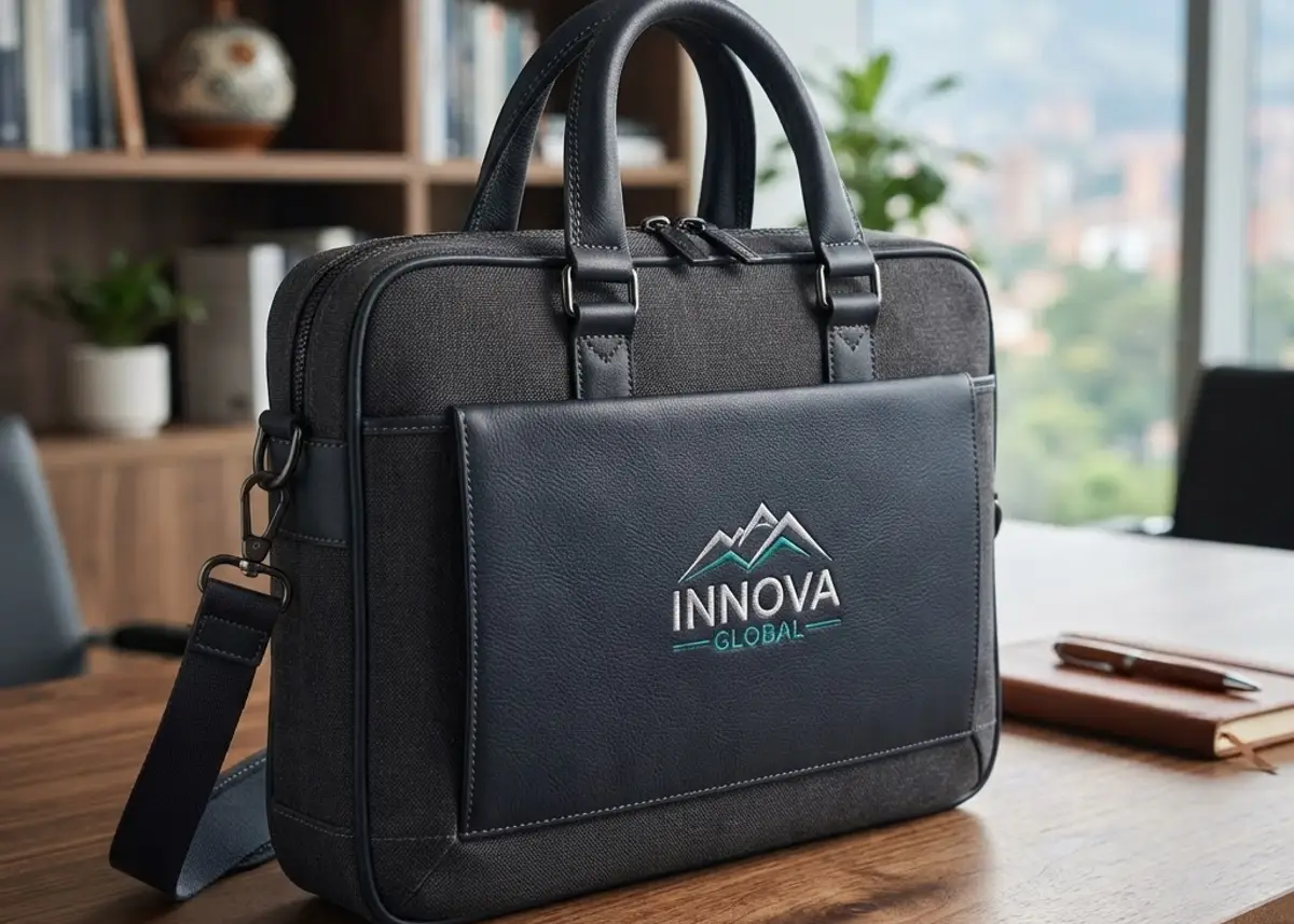 Bolsos corporativos bordados