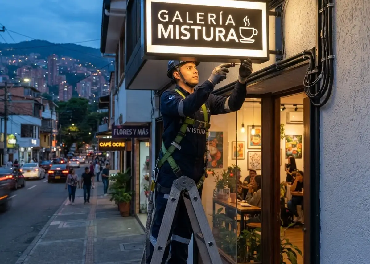 Lightbox installation