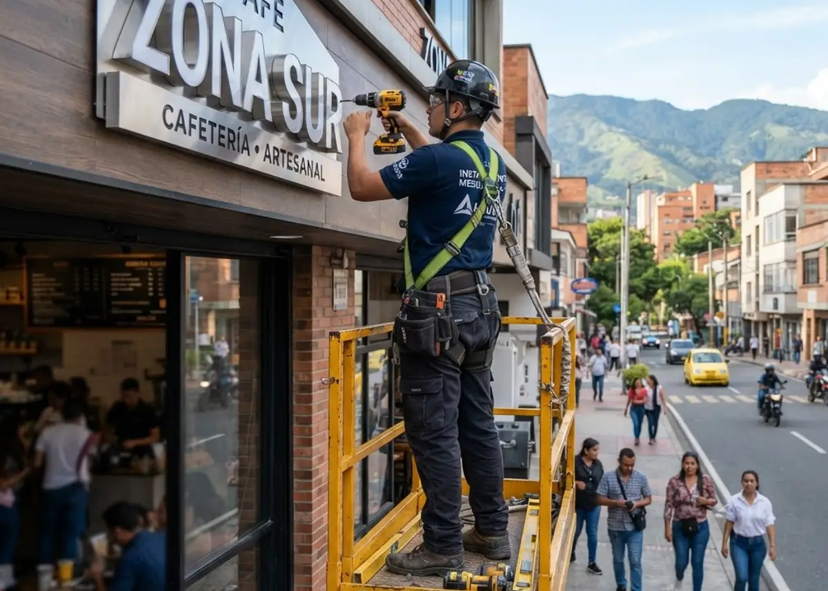 Facade installation