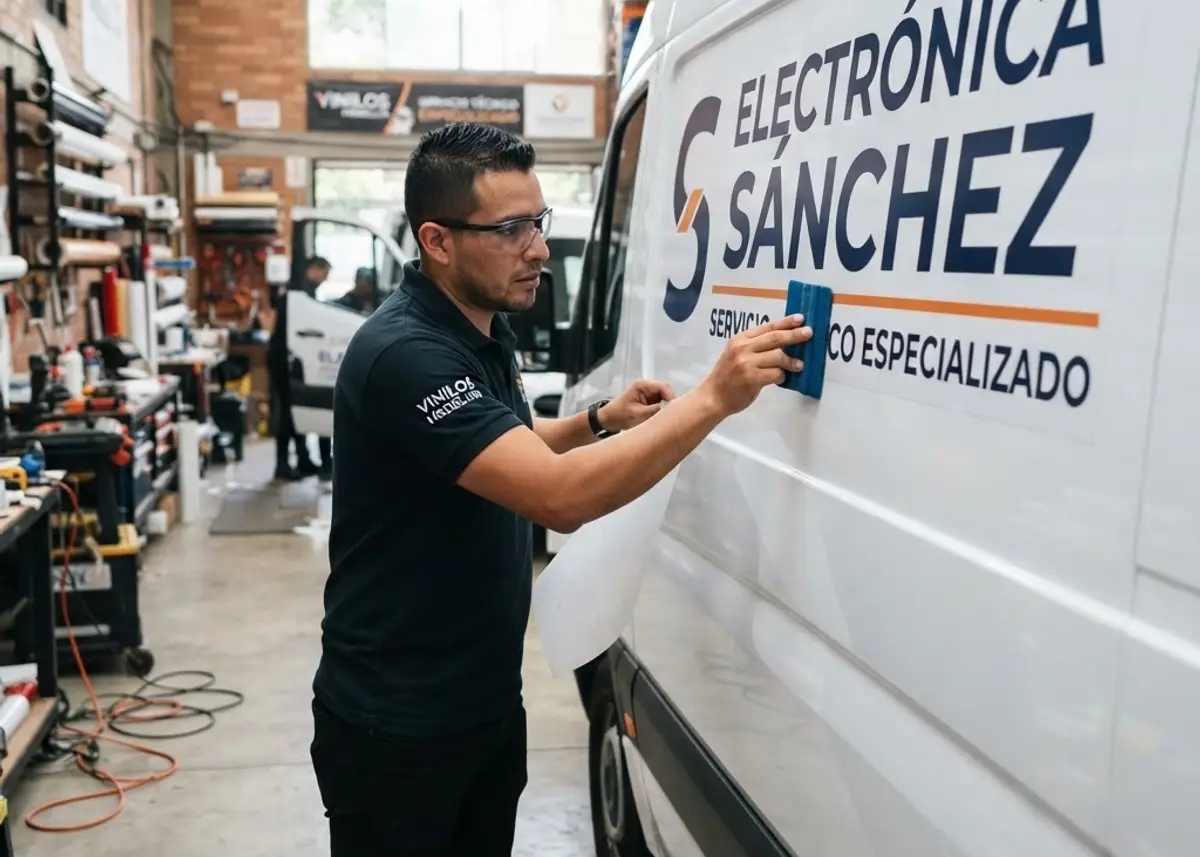 Vehicle vinyl installation
