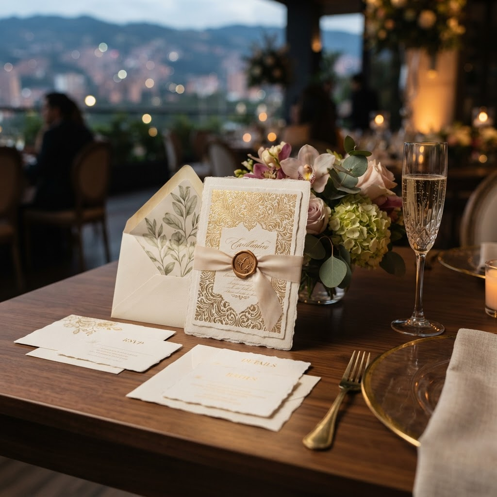 Invitaciones en cartulina