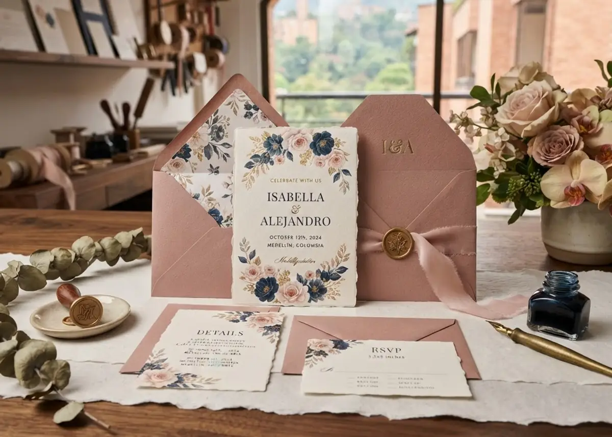 Cardstock invitations