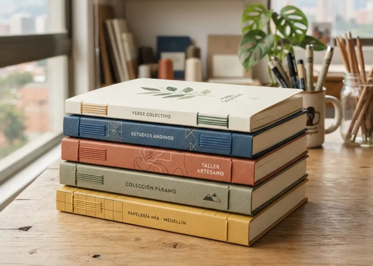 Thread-sewn notebook