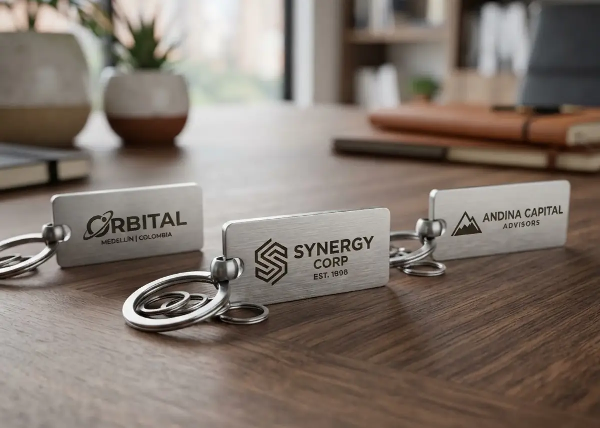 Metal keychain