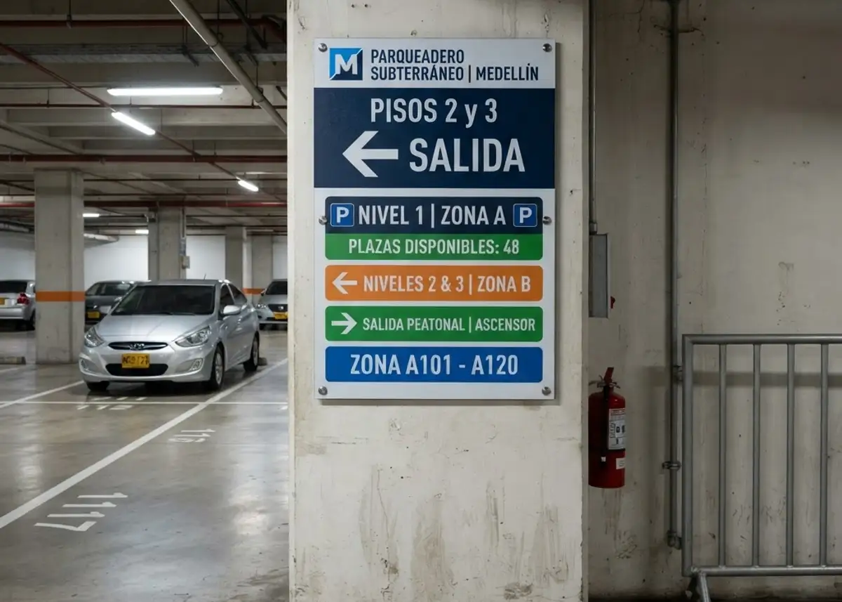 Garage wall sign