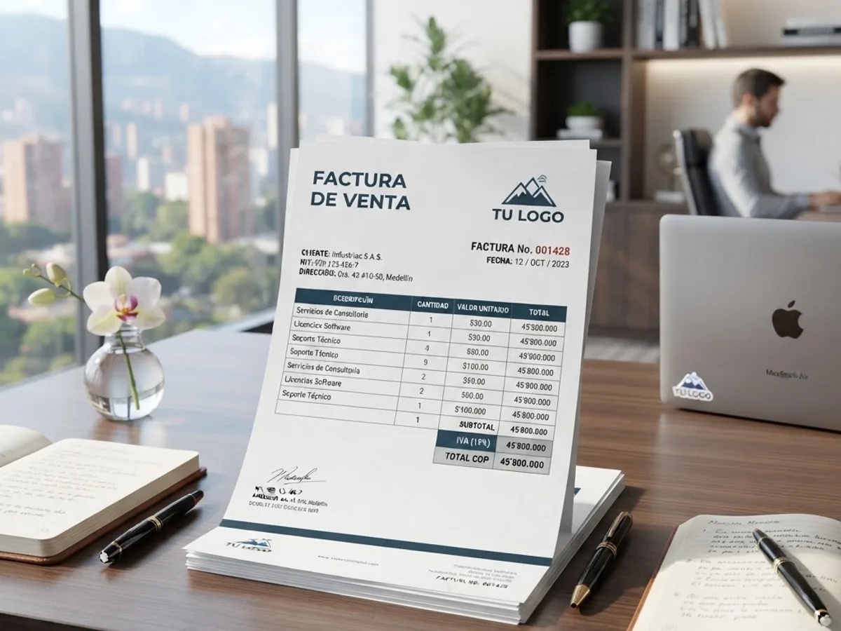 Custom printed invoices and business forms in Medellín