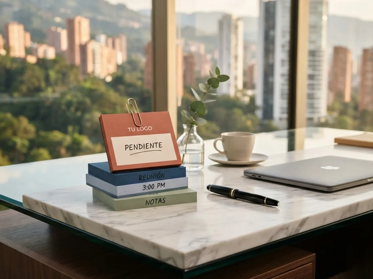 Custom sticky notes for teams and brands in Medellín