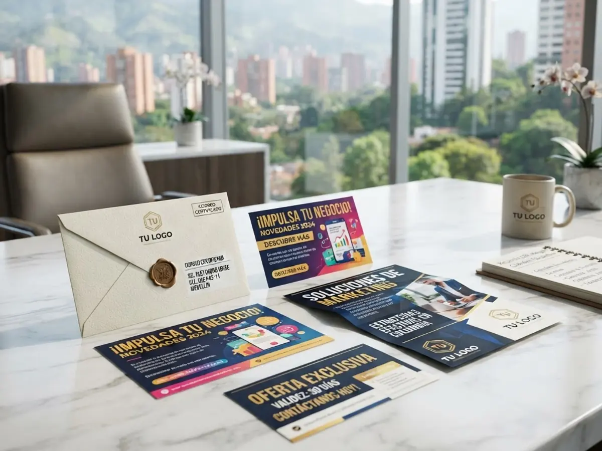 Printed direct mail for campaigns in Medellín