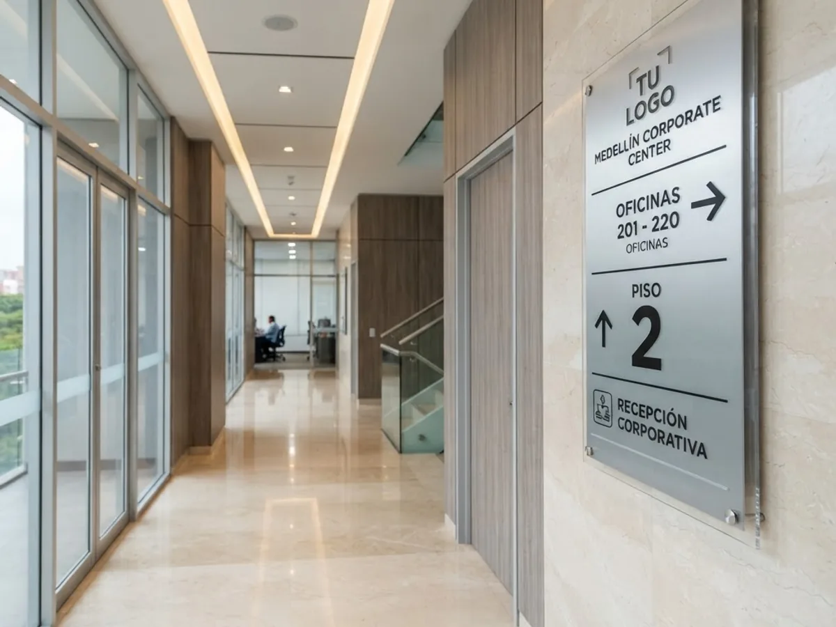 Wayfinding for businesses and spaces in Medellín